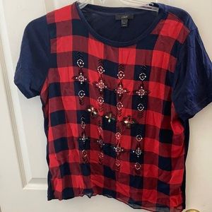 J crew tee large